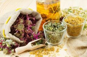 Treatment with folk medicine
