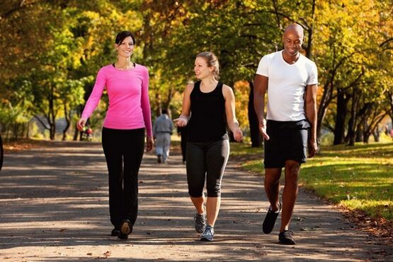 Hiking to prevent common diseases