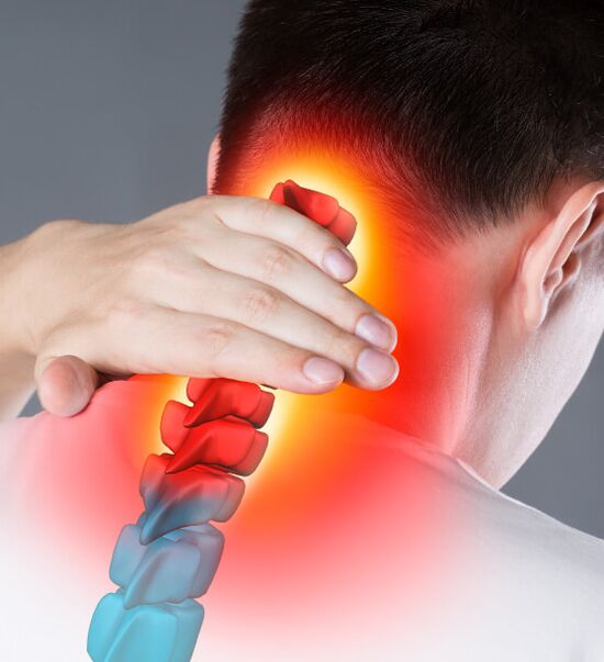 Neck pain with cervical osteochondrosis